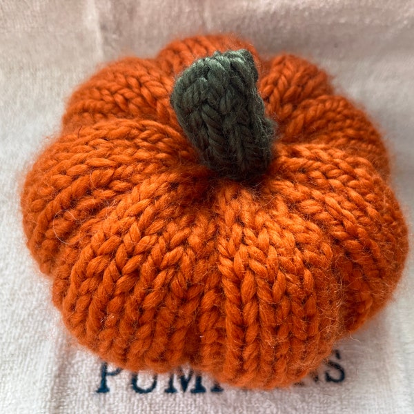 Knitted Pumpkin-Handmade-multiple colors- fall-autumn decoration-orange-yellow-white-red