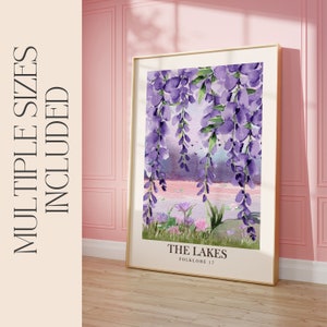 The Lakes Poster | Printable Wall Art | Digital Download Print at Home | Subtle Swiftie Aesthetic Home Decor