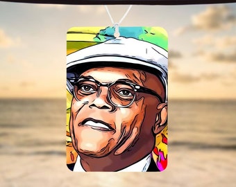 Car Air Freshener, samuel l jackson freshener, Funny Car Air Freshener Car Accessories, Funny meme gift, Funny Car Gift, Secret Santa, Gift
