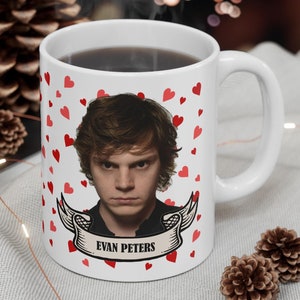 Evan Peters Mug, Funny Mugs, 11 oz,