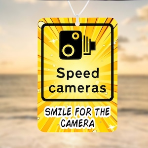 Car Air Freshener, Speed Camera gift, Funny Car Air Freshener, Car Accessories, Funny meme gift, Funny Car Gift, Secret Santa, Gift For Her