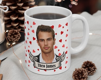 Theo James Mug, Funny Mugs, 11 oz,