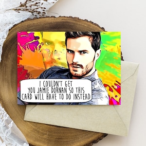 Cartão de aniversário de Jamie Dornan, Cartão de aniversário engraçado,