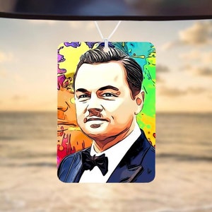 Car Air Freshener, Leonardo Dicaprio freshener, Funny Car Air Freshener Car Accessories, Funny meme gift, Funny Car Gift, Secret Santa, Gift