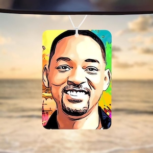 Car Air Freshener, Will Smith freshener, Funny Car Air Freshener Car Accessories, Funny meme gift, Funny Car Gift, Secret Santa, Gift