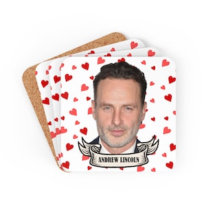 andrew lincoln coasters, funny coasters drink coasters,