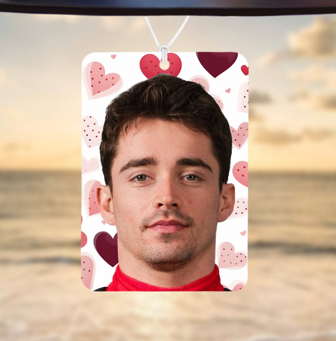Car Air Freshener, Charles Leclerc Freshener, Funny Car Air Freshener
