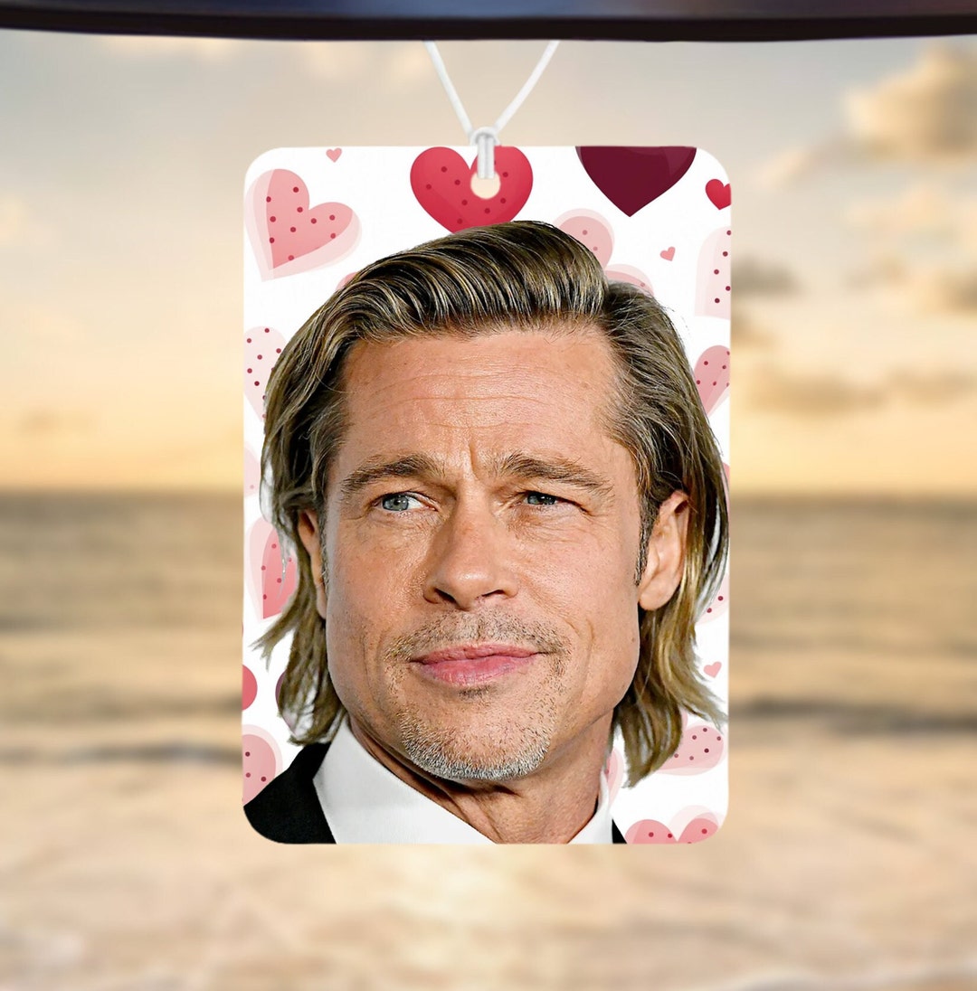 Car Air Freshener, Funny Brad Pitt , Funny Car Air Freshener, Car