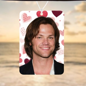 Car Air Freshener, Jared Padalecki  freshener, Funny Car Air Freshener Car Accessories, Funny meme gift, Funny Car Gift, Secret Santa,