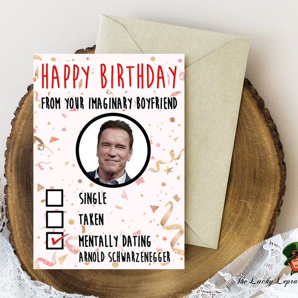 Arnold Schwarzenegger Birthday Card - Etsy Ireland