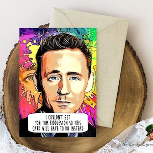 Tarjeta de cumpleaños de Tom Hardy, tarjeta de cumpleaños divertida,