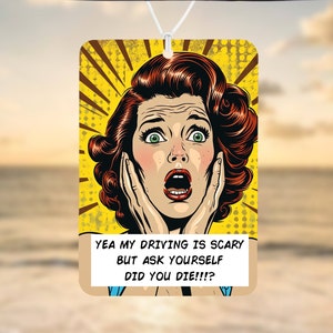 Car Air Freshener, Driving gift, Funny Car Air Freshener, Car Accessories, Funny meme gift, Funny Car Gift, Secret Santa, Gift For Her