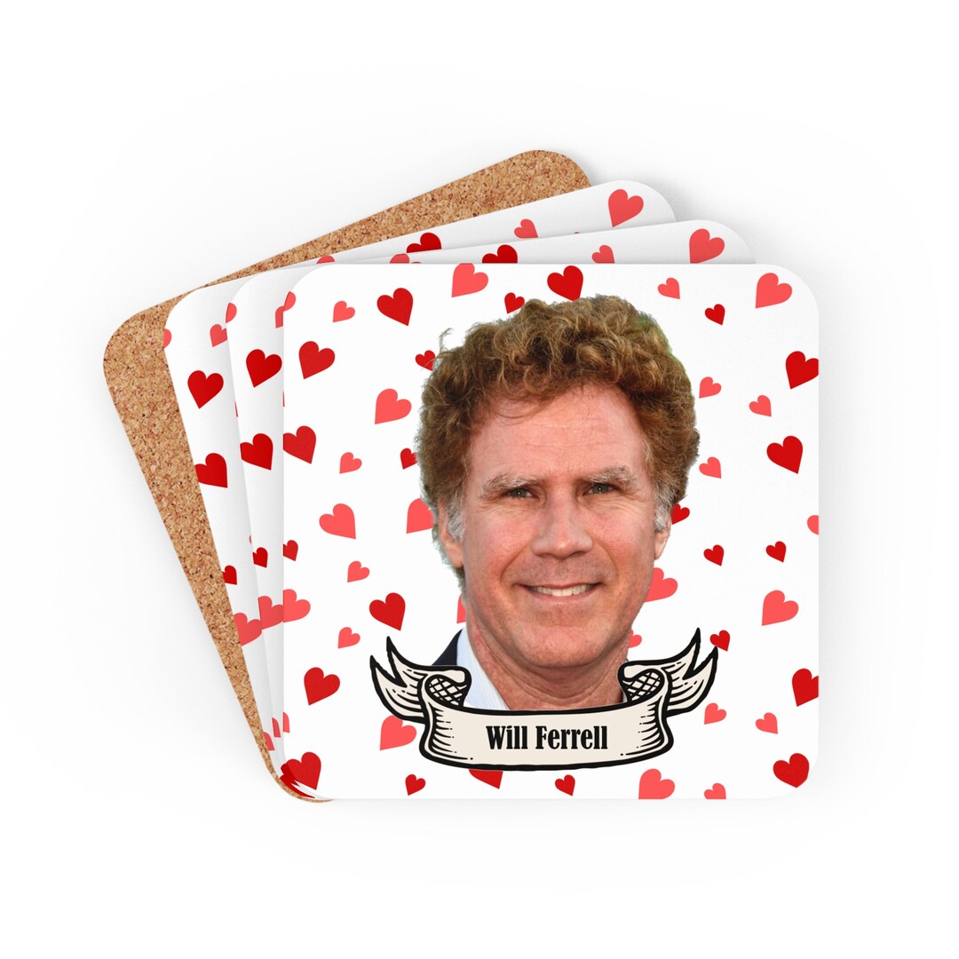 Will Ferrell Coasters, Funny Coasters Drink Coasters, Etsy