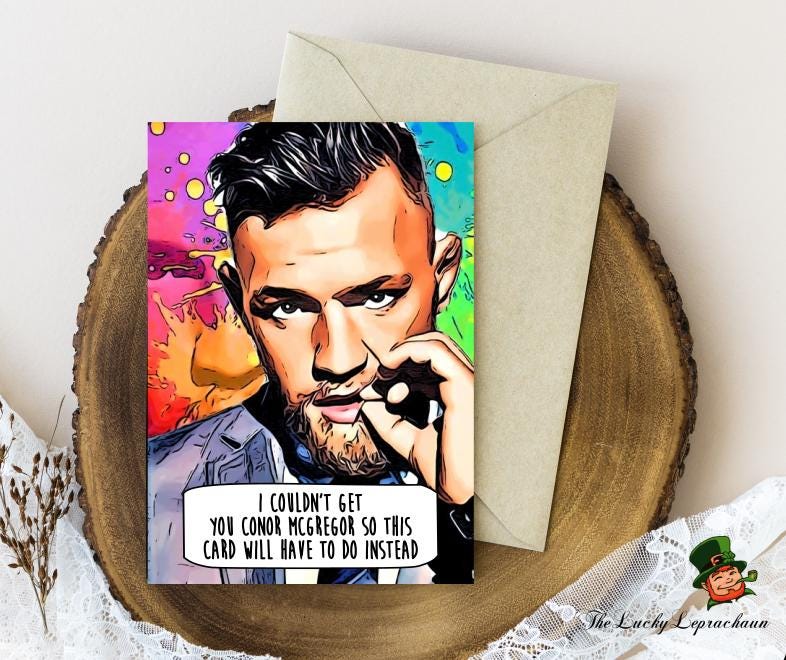 Conor mcgregor card - Etsy 日本