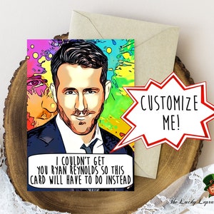 Ryan Reynolds verjaardagskaart, grappige verjaardagskaart,