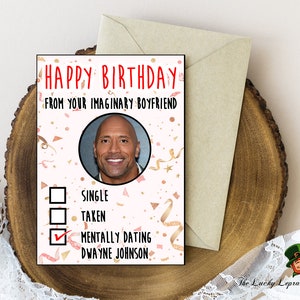 Biglietto di compleanno di Dwayne Johnson, biglietto di compleanno divertente,