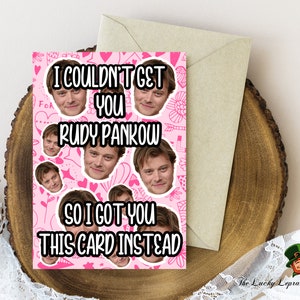Rudy Pankow verjaardagskaart, grappige verjaardagskaart,