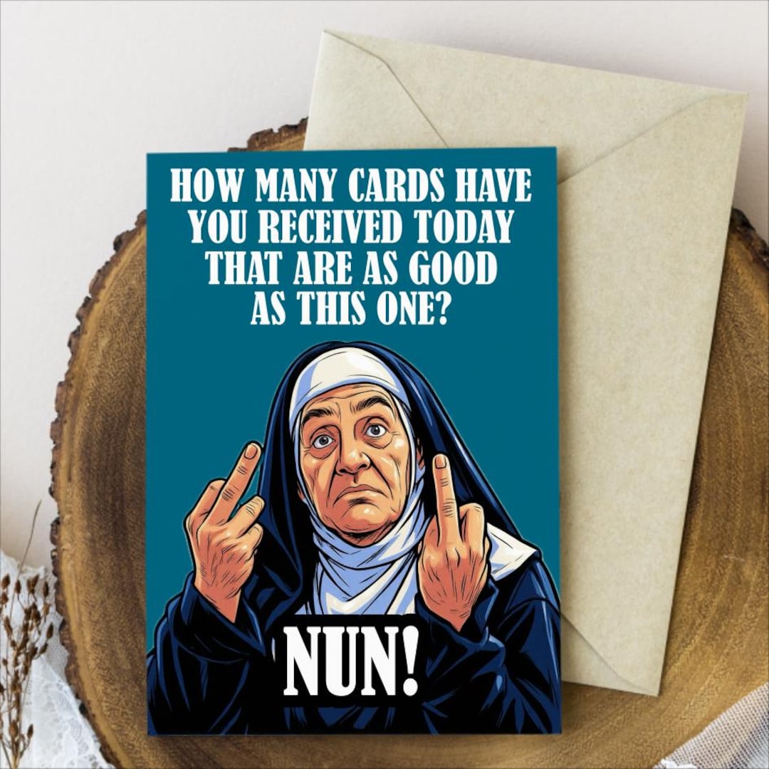 Top Rude Template Funny Rude Birthday Card | Offensive Humour Card | How Many Cards Are ...