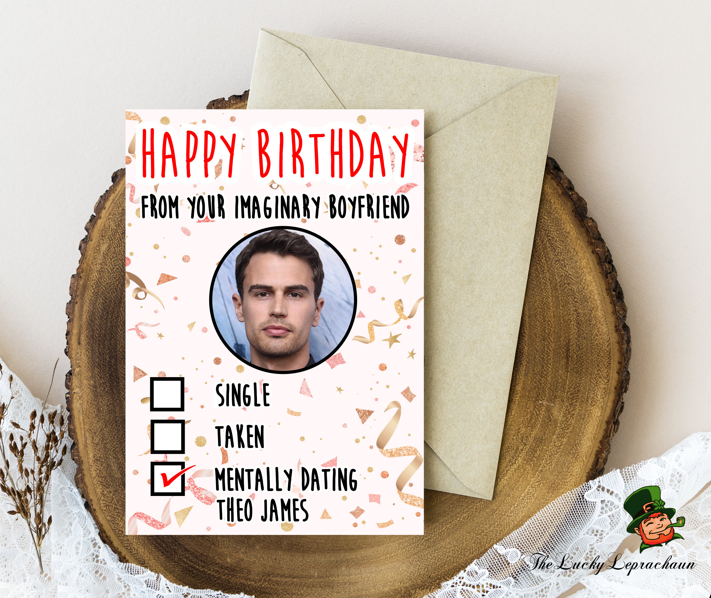 Theo James Birthday Card, Funny Birthday Card, - Etsy Australia