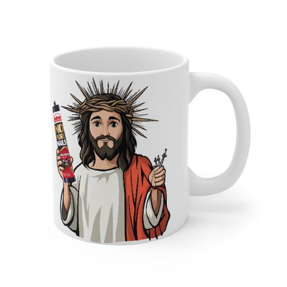 CafePress Jesus Facts Ceramic Coffee Mug - 11 Oz, Dishwasher & Microwave Safe, Printed In USA - View #4