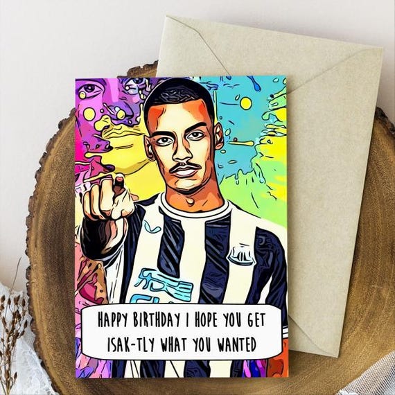 Biglietto Di Compleanno Per Nipote 'Newcastle's No.1 Fan' - Design Calcio Con Lamina Argentata, Fatto In UK