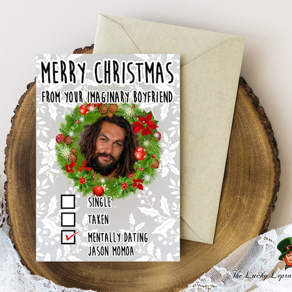 Jason Momoa Christmas Card, Funny Christmas Card,