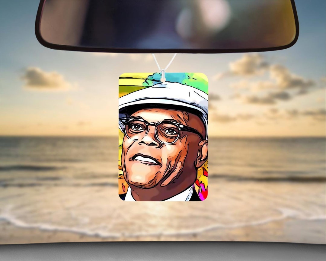 Car Air Freshener, Samuel L Jackson Freshener, Funny Car Air
