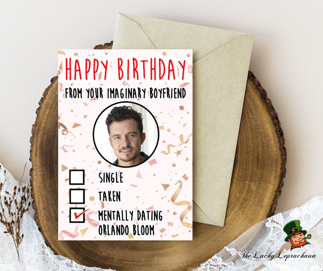 Orlando Bloom Birthday Card, Funny Birthday Card, - Etsy