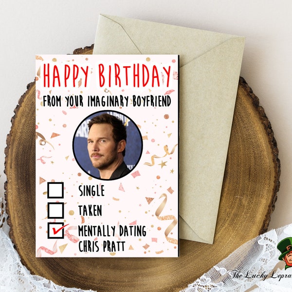 Chris Pratt Birthday Card, Funny Birthday Card,