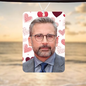 Car Air Freshener, Steve Carell freshener, Funny Car Air Freshener Car Accessories, Funny meme gift, Funny Car Gift, Secret Santa, Gift