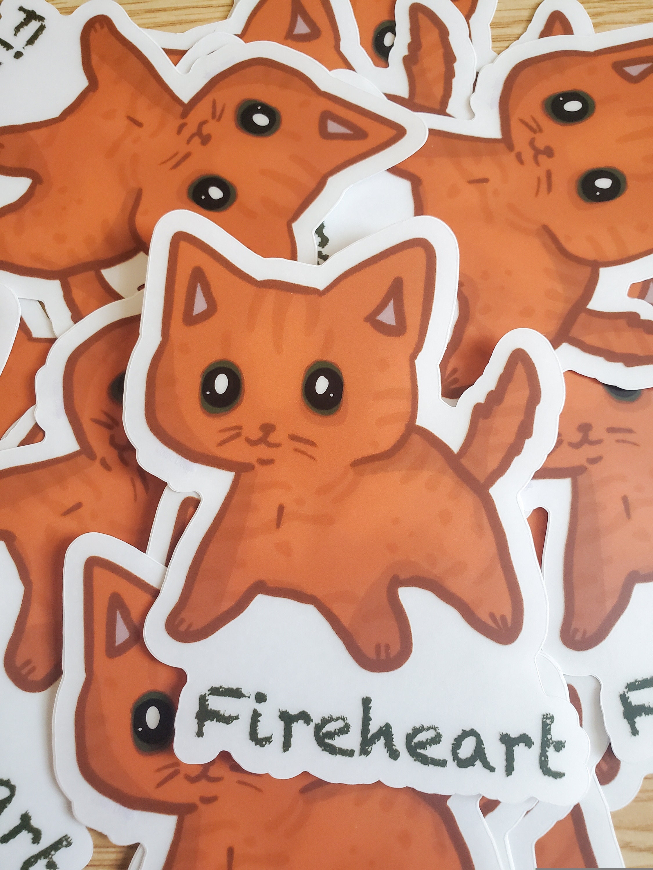 Firestar Fireheart Warrior Cats Postcard for Sale by alicialynne