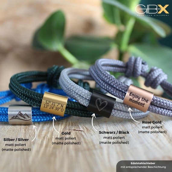 Personalized rope bracelets best sale