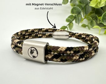 Familienarmband, Paarschmuck, Initialen Armband, Geburtstagsgeschenk, Valentinstaggeschenk, Weihnachtsgeschenk, mit Magnetverschluss