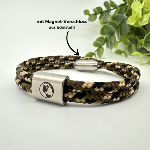 Familienarmband, Paarschmuck, Initialen Armband, Geburtstagsgeschenk, Valentinstag Geschenk, Weihnachtsgeschenk, mit Magnetverschluss