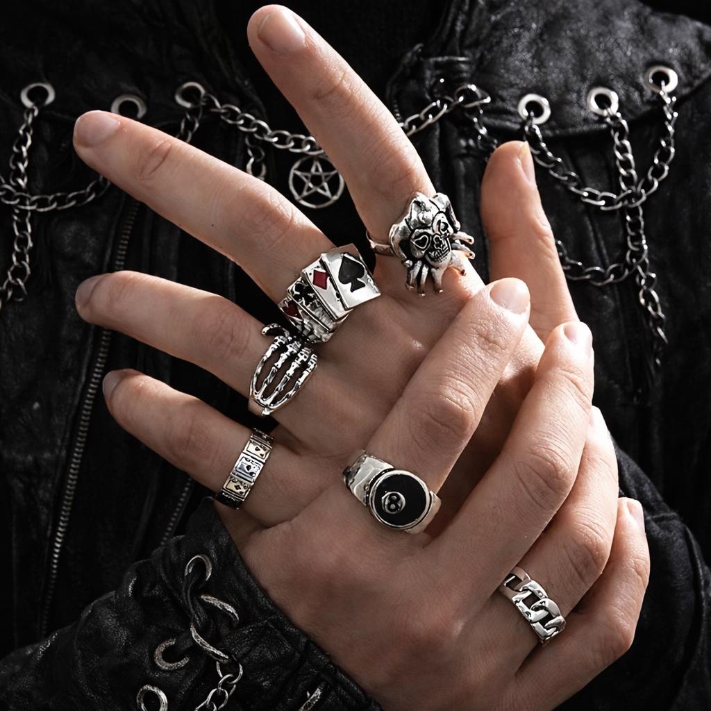 Y2k Rings Silver - Etsy