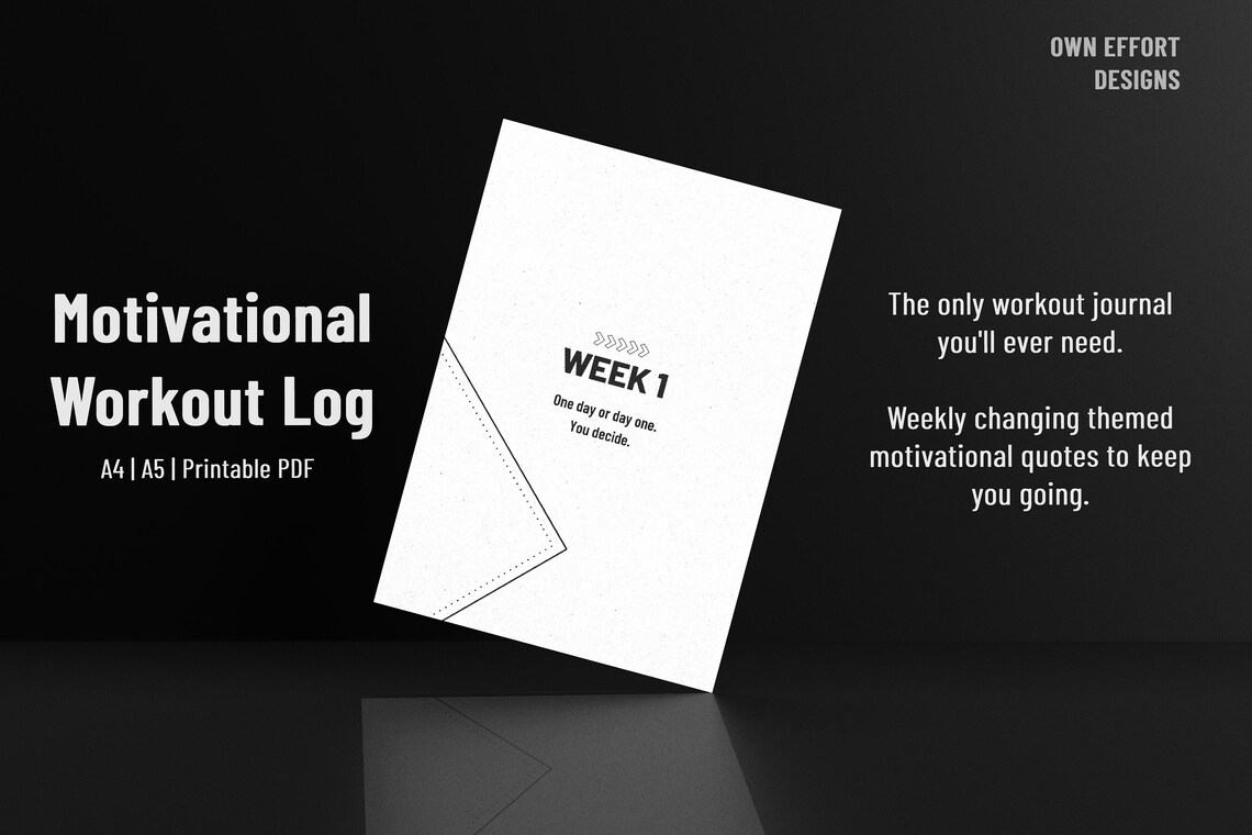 Printable Crossfit Log Book Daily Fitness Workout Notebook Digital ...