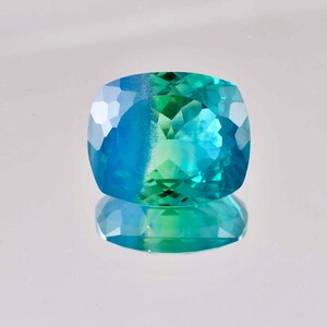 AAA Flawless 33.20 Ct Ceylon Parti Sapphire 20 x 17 MM Loose Cushion Gemstone Cut, Fine Quality Sapphire Ring & High Jewelry Making Gemstone