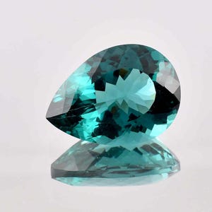 Flawless 20 x 16 MM Natural Greenish-Blueish Grandidierite Gemstone GIT Certified Use Make Ring, Pendent High Quality Grandidierite