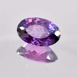Flawless 14 x 10 MM Bi-Color Purple Blue Java Plum Oval Cut Sapphire Loose Gemstone GIT Certified Master Cut High Quality AAA Loose Gemstone
