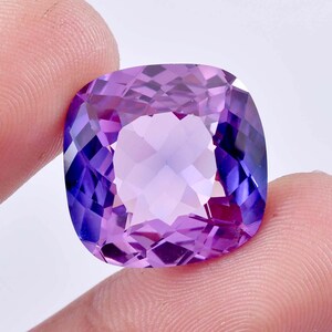 Flawless Bi-Color Purple Blue Java Plum Sapphire Cushion Cut Loose Gemstone GIT Certified Master Cut High Quality Gems All Size Available