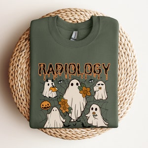 Spooky Radiology Sweatshirt, Halloween Xray Tech Sweater, RAD Tech Halloween Sweater, Halloween Radiology Sweatshirt, Radiology Halloween