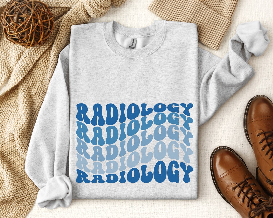 Groovy Blue Radiology Sweatshirt for RAD Technician, Radiology Crewneck