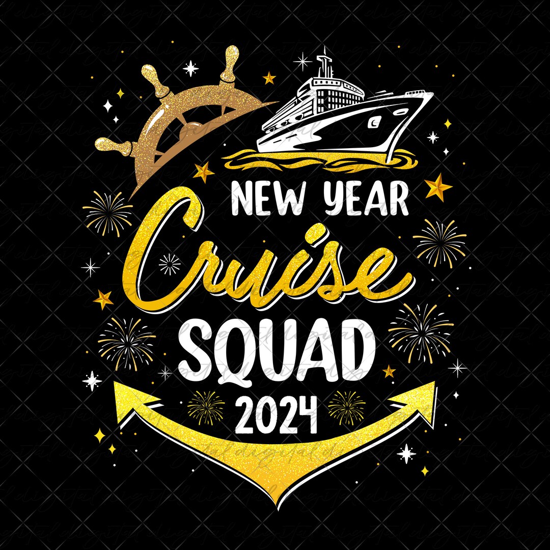 New Year Cruise Squad 2024 Png, New Year Cruise 2024 Png, Cruise 2024