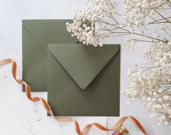 K4 SIZE Olive wedding envelope  Greenery  stationary invitation envelope Wedding accessories Elegant letter envelope