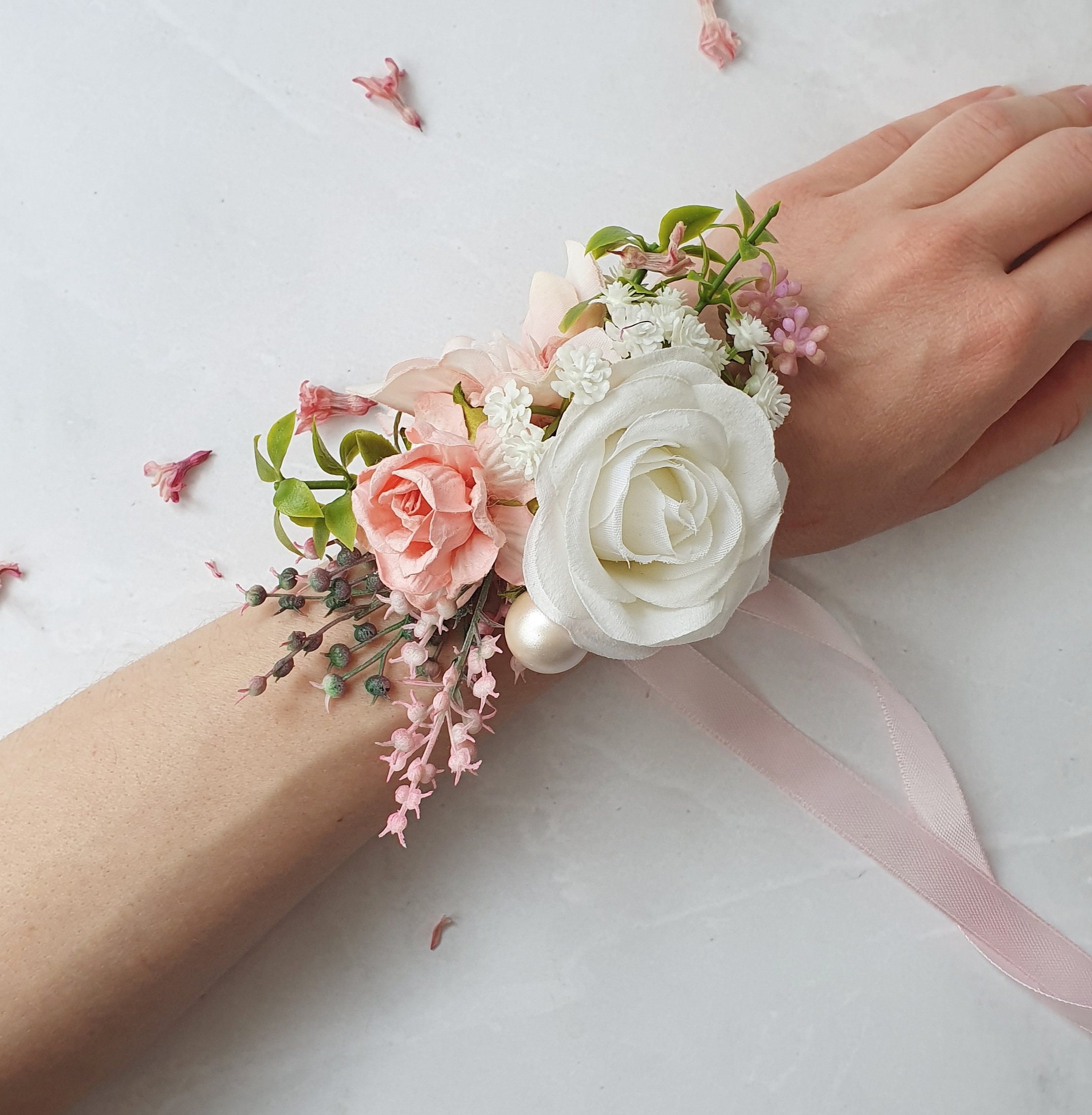 Classic Pillow & Pink Corsage Classic Pillow & Pink Corsage