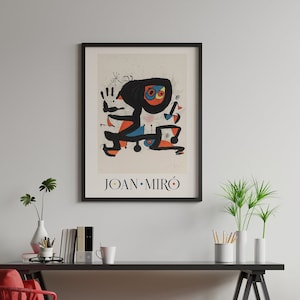 Joan Miro Exibithion Action | Digital Print Poster