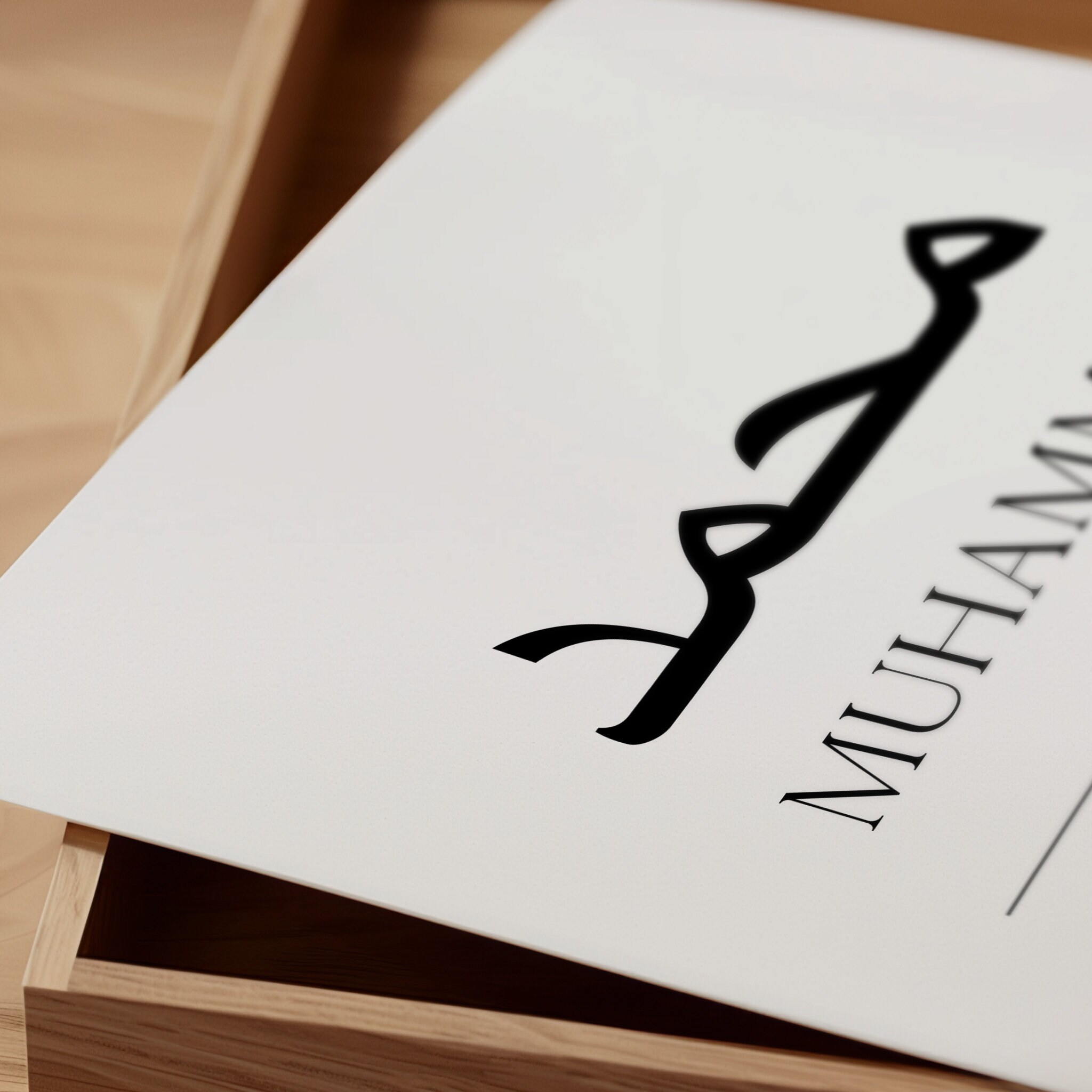 Personalised Islamic Name Print, Personalised Islamic Gift, Arabic ...