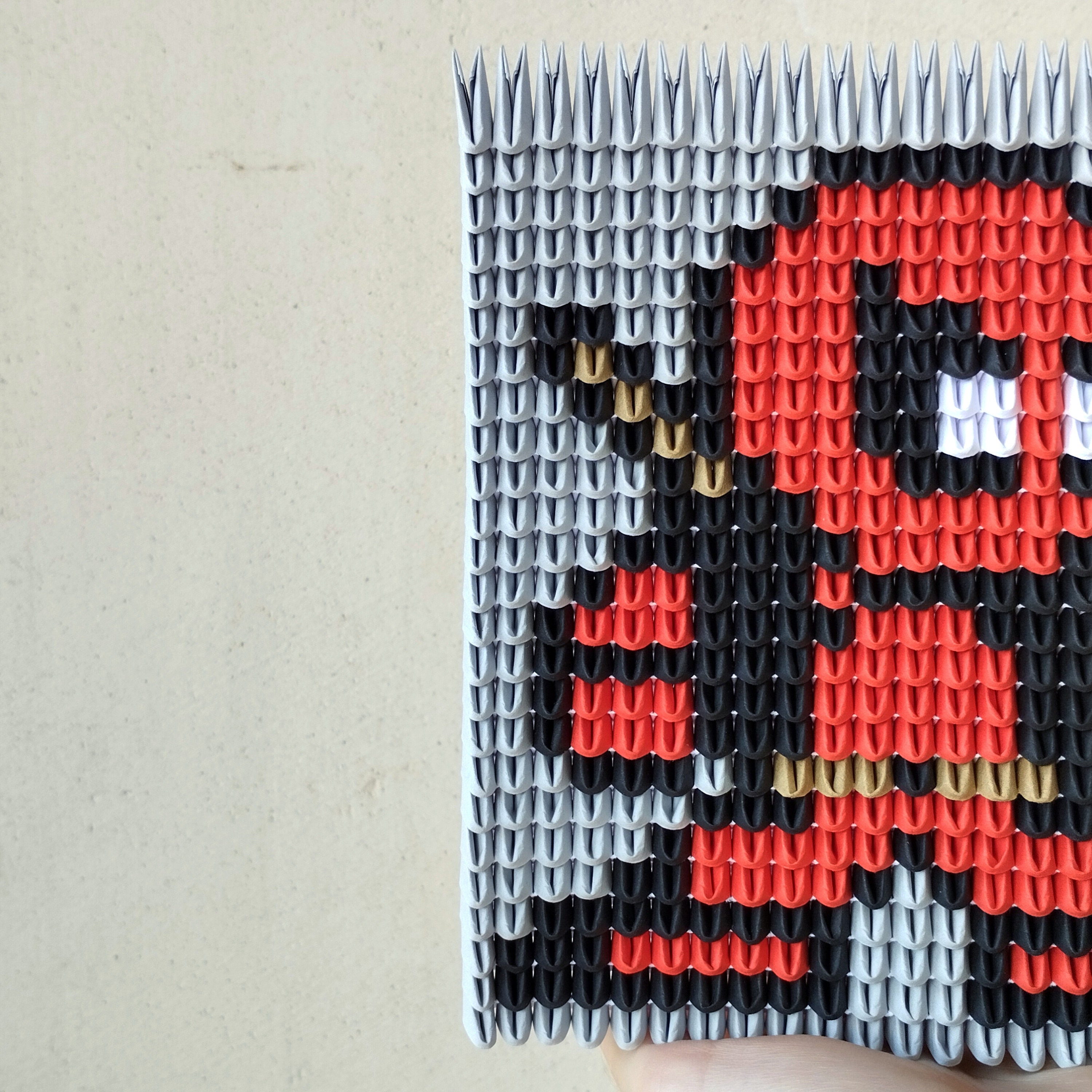 Deadpool 3d Origami Pixel Art Decor Christmas Gift Idea - Etsy