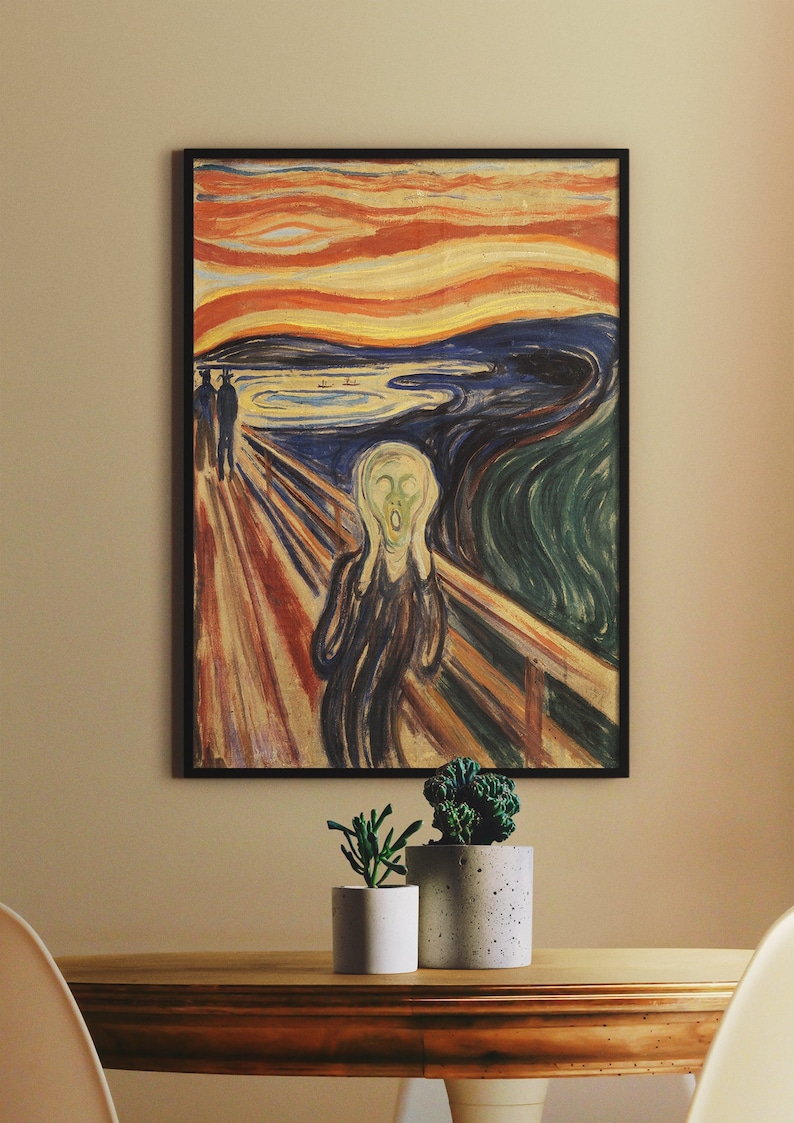 Edvard Munch: the Scream. Giclee Museum Luxury Art Print Photo Poster ...