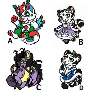 Fursona Pins - various